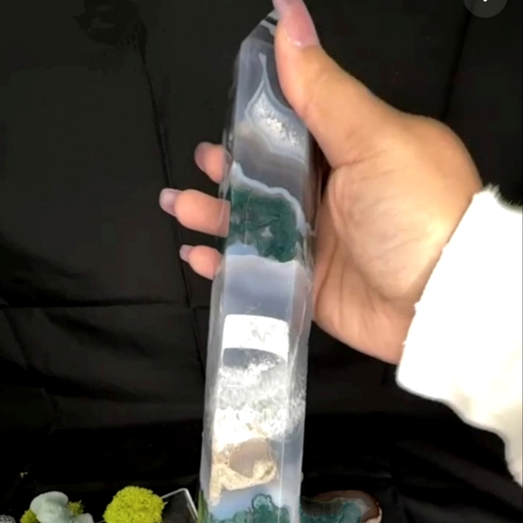 Moss Agate Tower - Picture 1 of 1